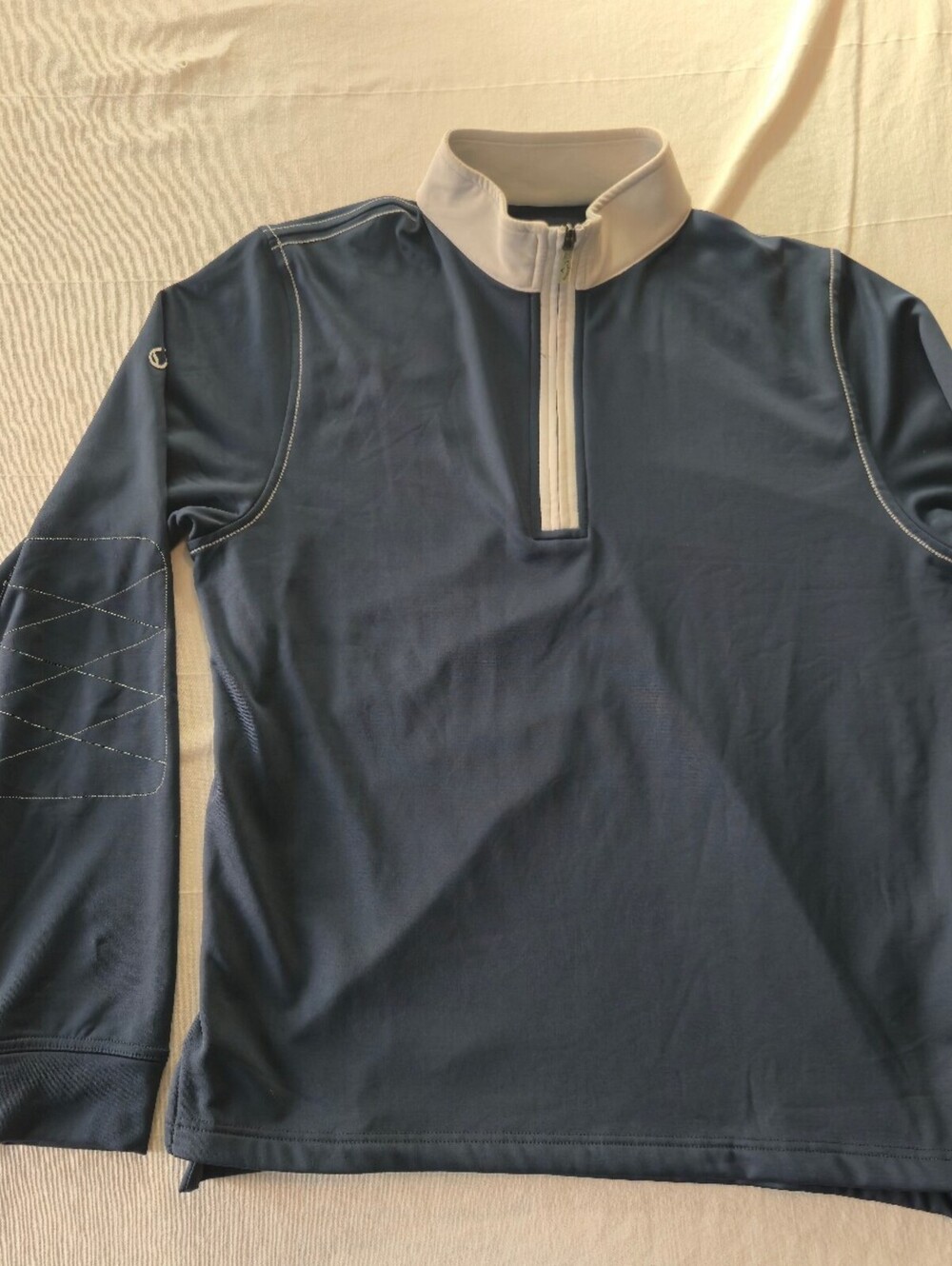 Callaway Weather Series Navy Blue Pullover Quarter-Zip Sweatshirt Size Small